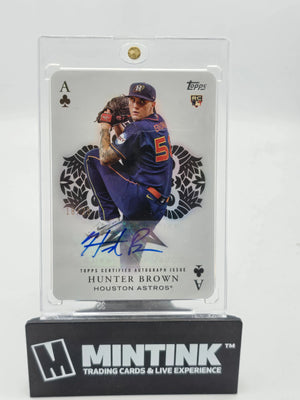 2023 Topps Update Hunter Brown RC Rookie All Aces Auto Autograph /25 