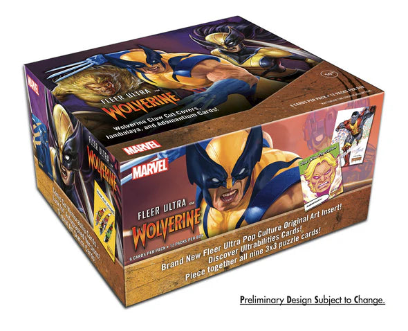 2023 Upper Deck Fleer Ultra Marvel Wolverine Hobby Box 1