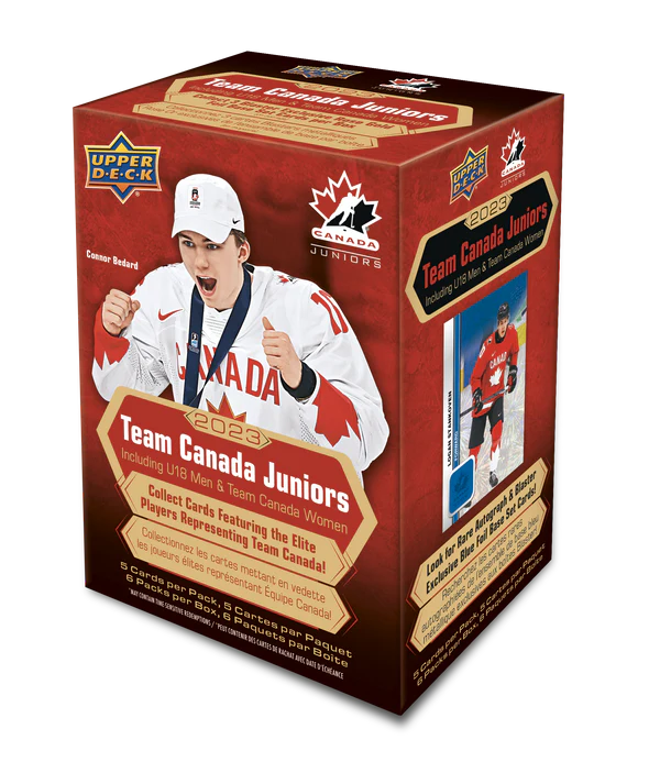 2023 Upper Deck Team Canada World Juniors Hockey Blaster Box 1