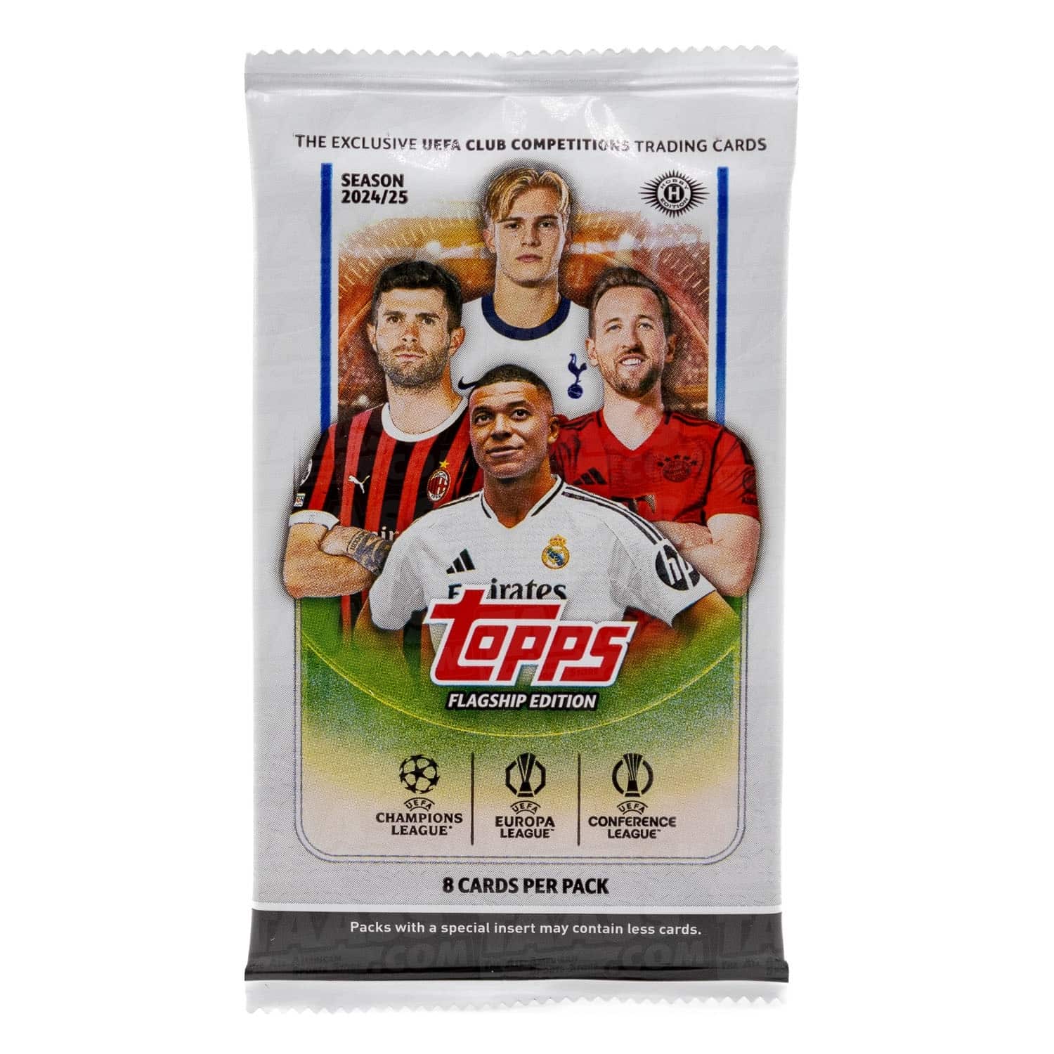 2024-25 Topps UEFA Club Competitions Hobby Pack (Single Pack Sales) 