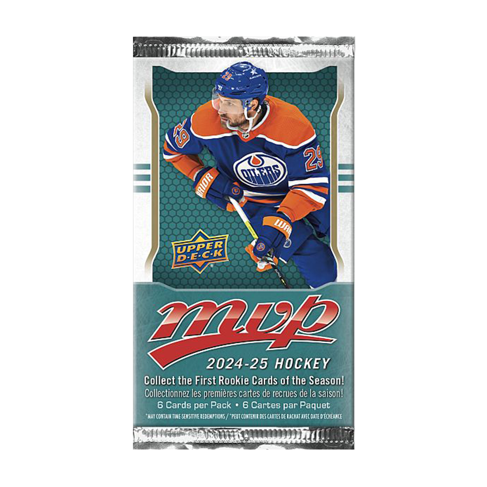 2024-25 Upper Deck MVP Hockey Retail Pack (Single Pack Sales)