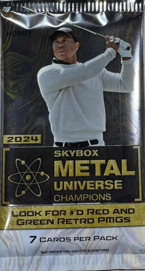 2024-25 Upper Deck Metal Universe Champions Hobby Pack (Single Pack Sales) 