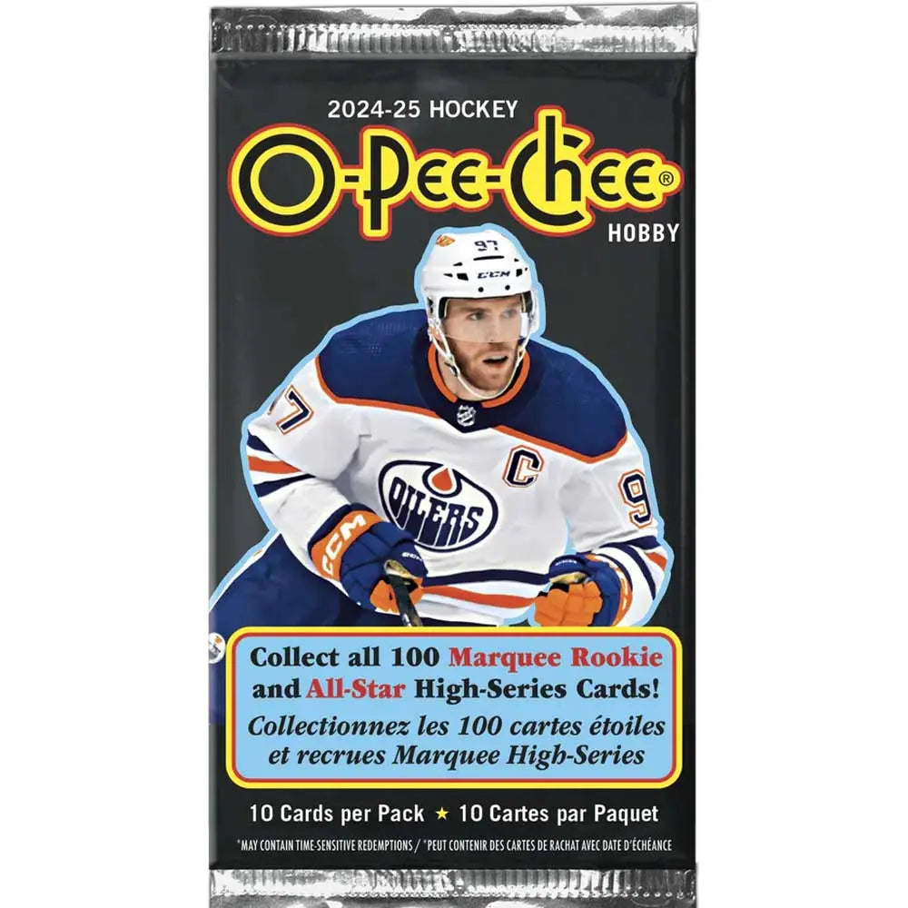 2024-25 Upper Deck O-Pee-Chee Hockey Hobby Pack (Single Pack Sales) 