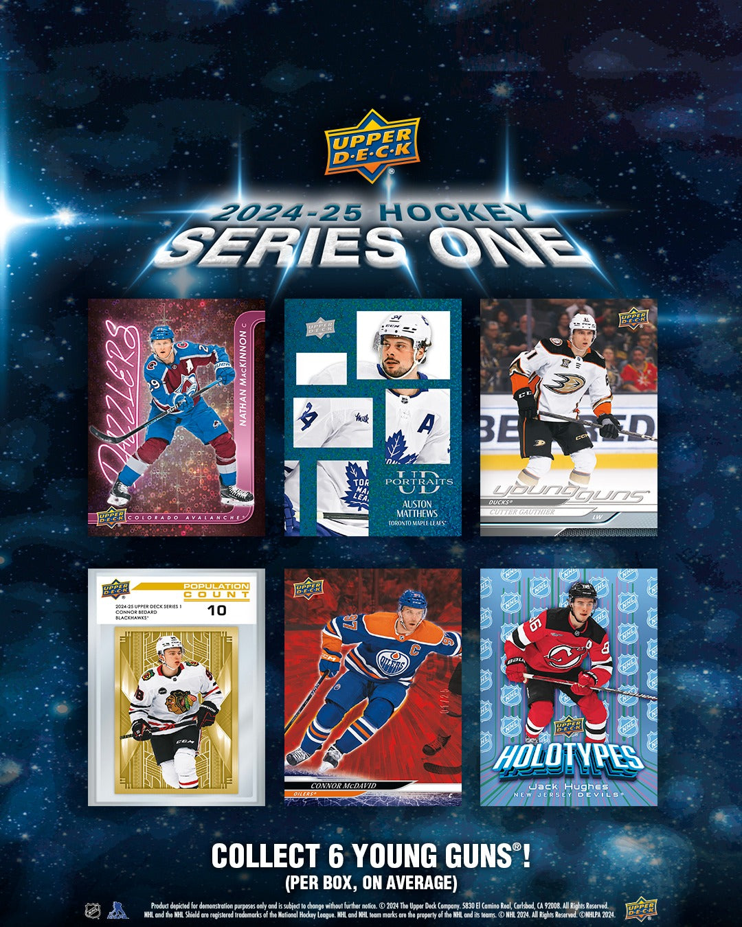 2024 25 Upper Deck Series 1 Hockey Hobby Pack Single Pack Sales 4