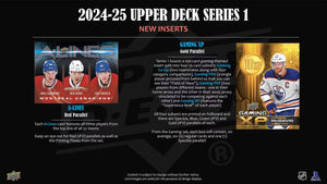 2024 25 Upper Deck Series 1 Hockey Hobby Pack Single Pack Sales 7