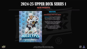 2024 25 Upper Deck Series 1 Hockey Hobby Pack Single Pack Sales 10