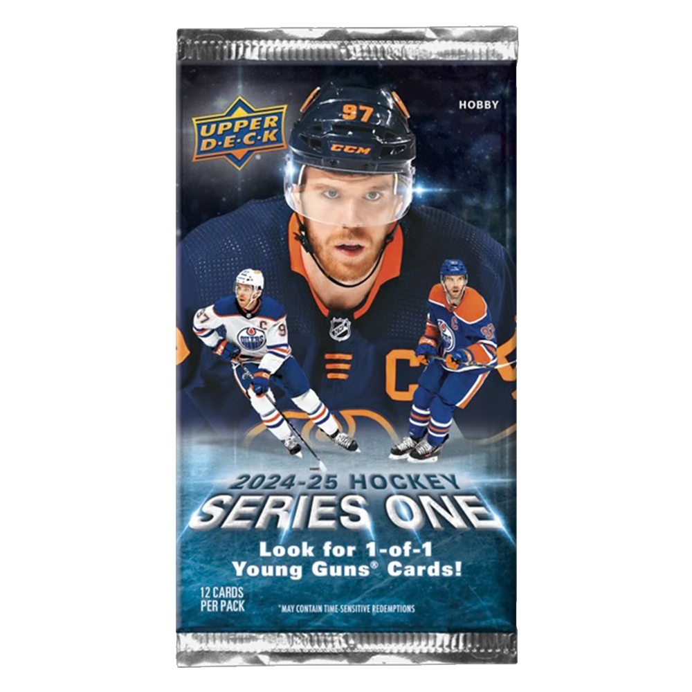 2024-25 Upper Deck Series 1 Hockey Hobby Pack (Single Pack Sales) 1