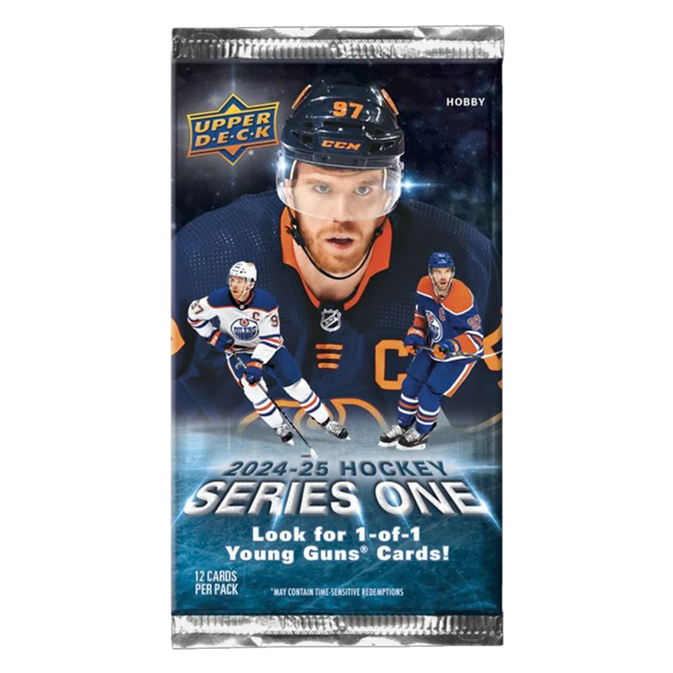 2024-25 Upper Deck Series 1 Hockey Hobby Pack (Single Pack Sales) 1