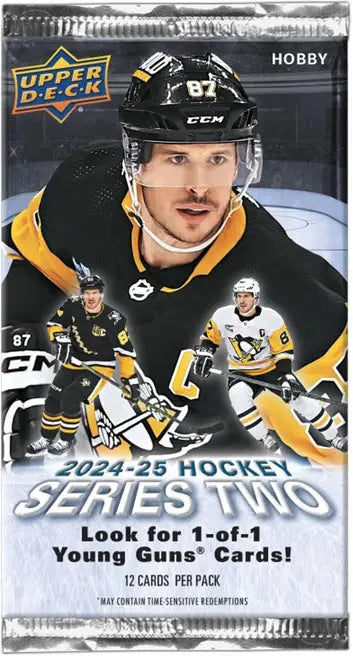 2024-25 Upper Deck Series 2 Hockey Hobby Pack (Single Pack Sales) 