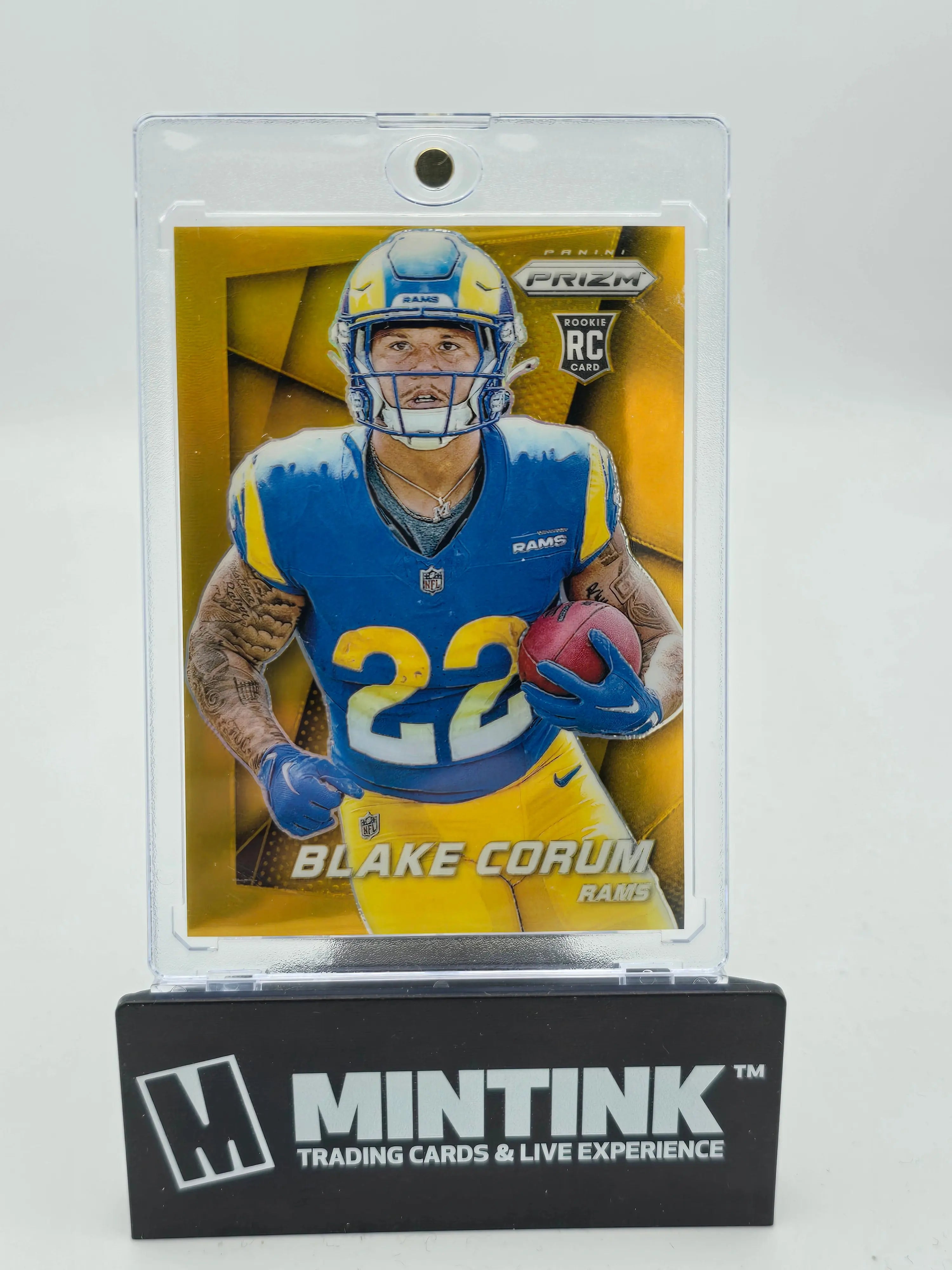 2024 Panini Prizm Football Blake Corum RC Rookie Gold Prizm 10/10 