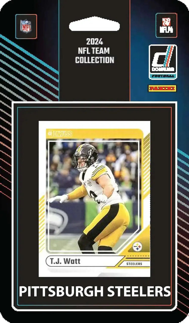 2024 Pittsburgh Steelers NFL Donruss Team Set Cards 