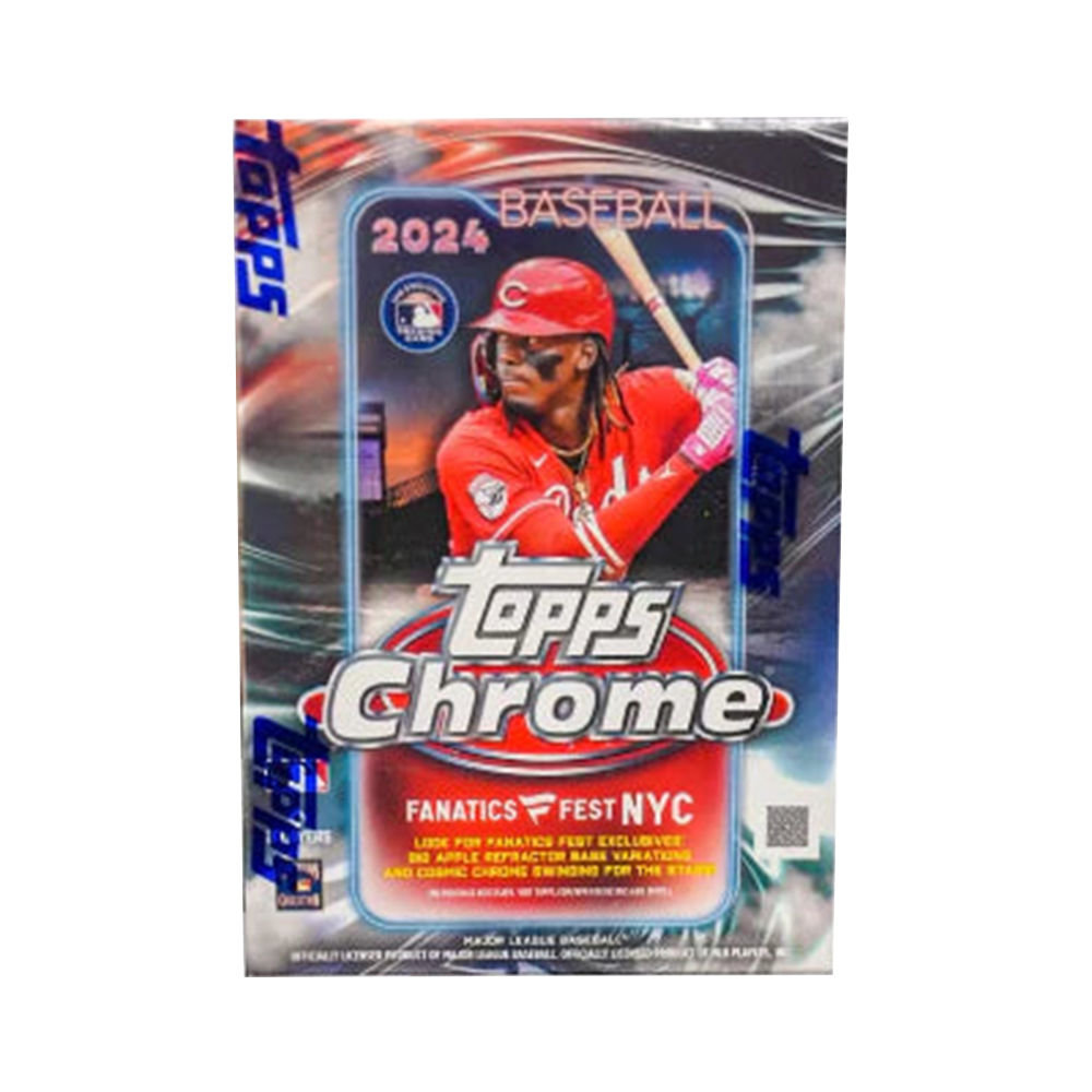 2024 Topps Chrome Baseball Fanatics Fest NYC Edition 7-Pack Blaster Box