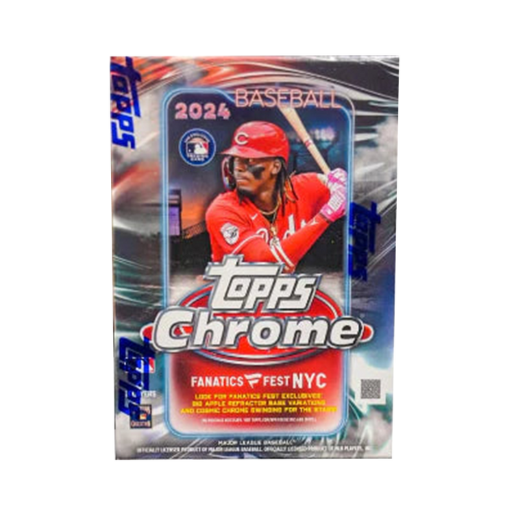 2024 Topps Chrome Baseball Fanatics Fest Nyc Edition 7-Pack Blaster Box 1