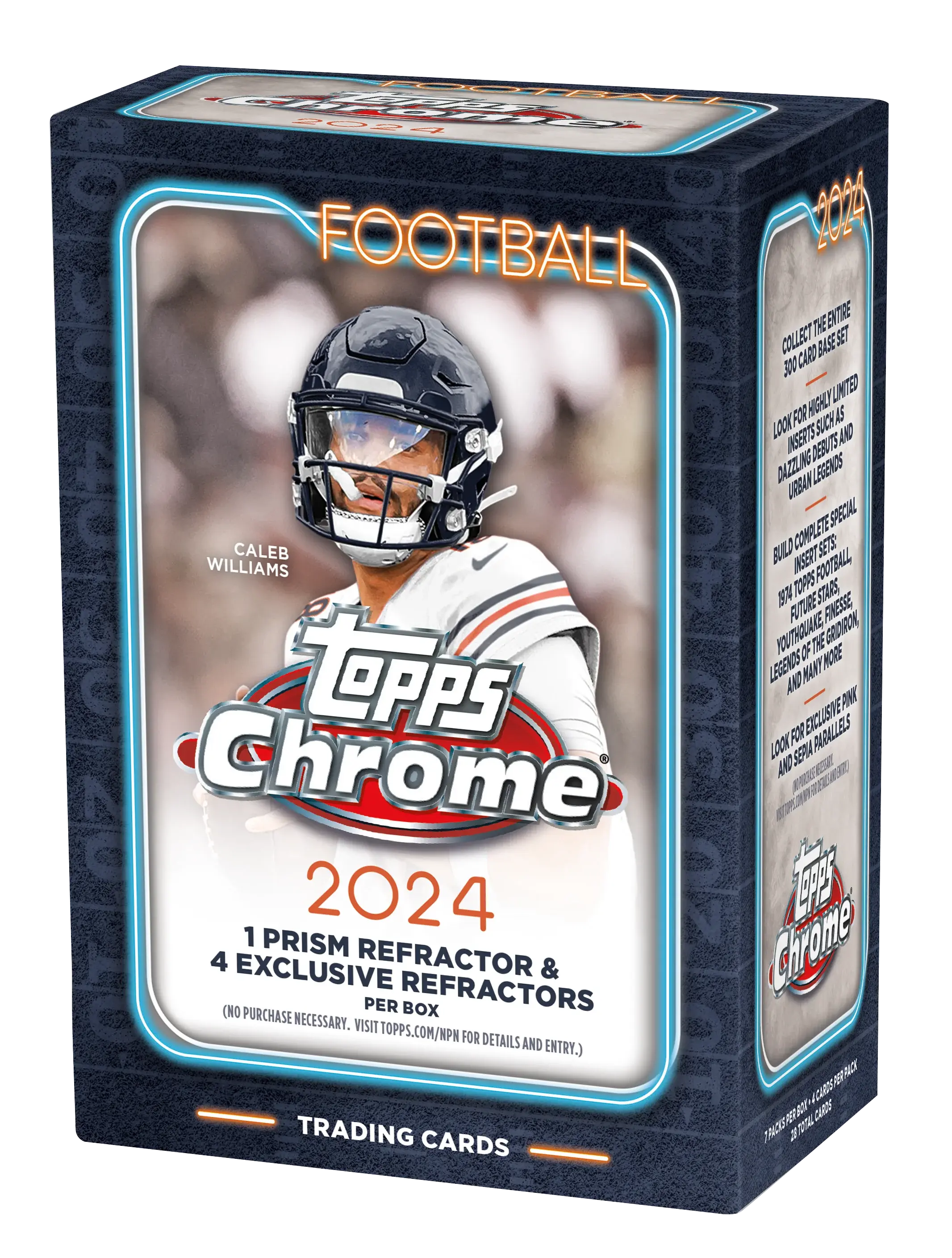 2024 Topps Chrome Football Blaster Box (Pre Order) 