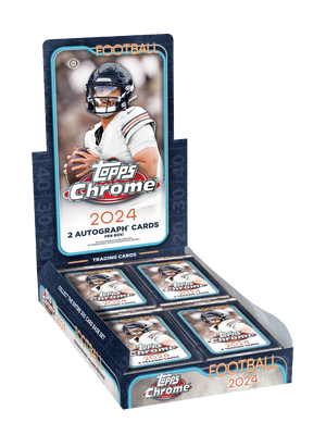 2024 Topps Chrome Football Hobby Box 