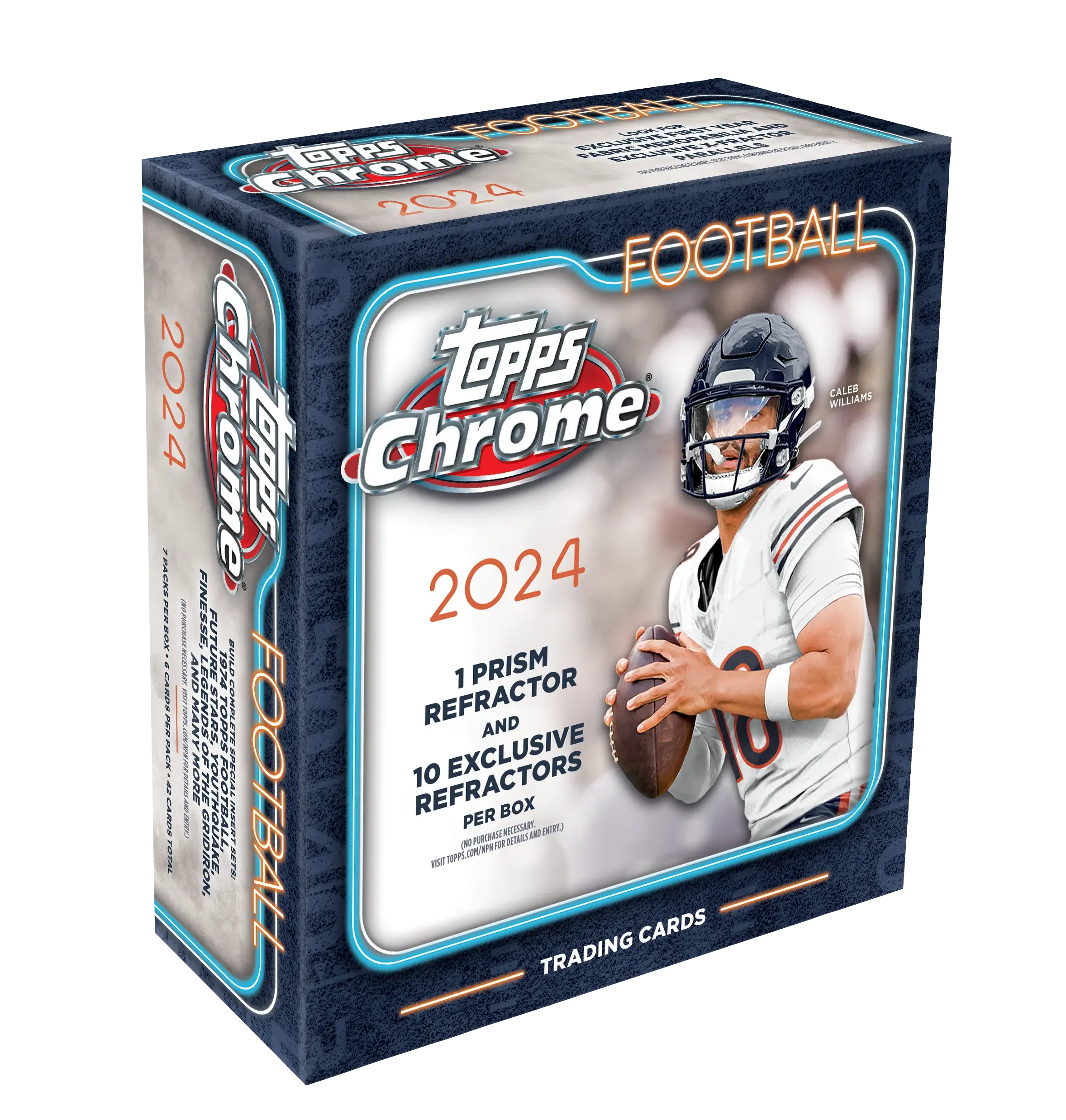 2024 Topps Chrome Football Mega Box (Pre Order) 