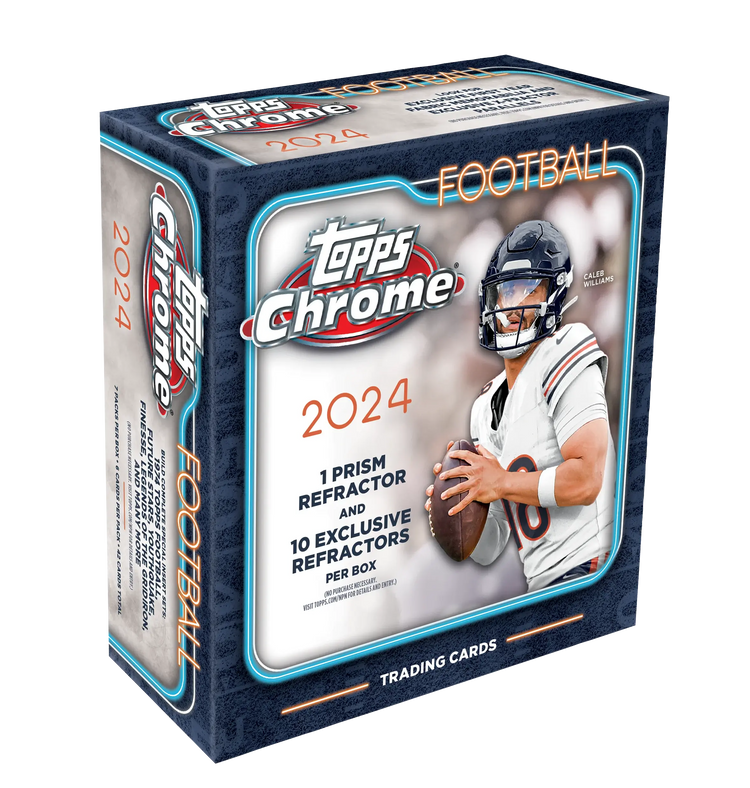 2024 Topps Chrome Football Mega Box (Pre Order) 