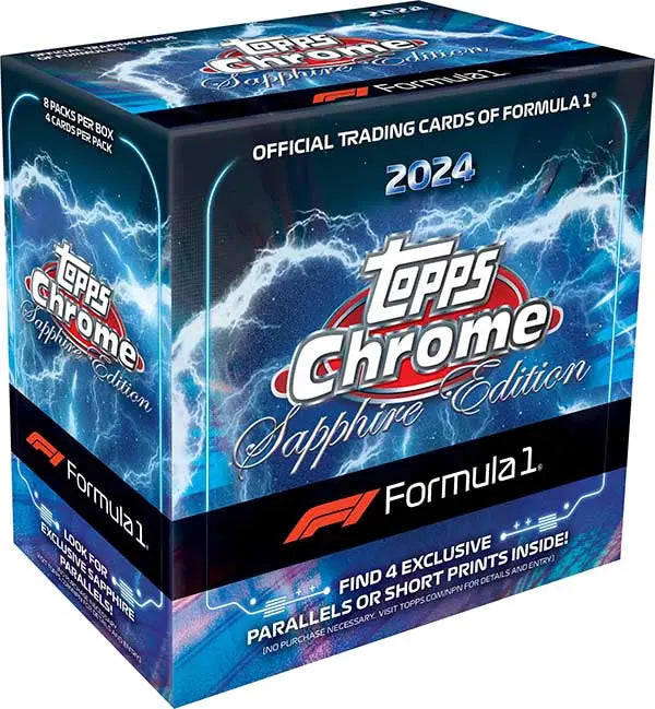 2024 Topps Chrome Formula 1 Sapphire Edition Hobby Box 