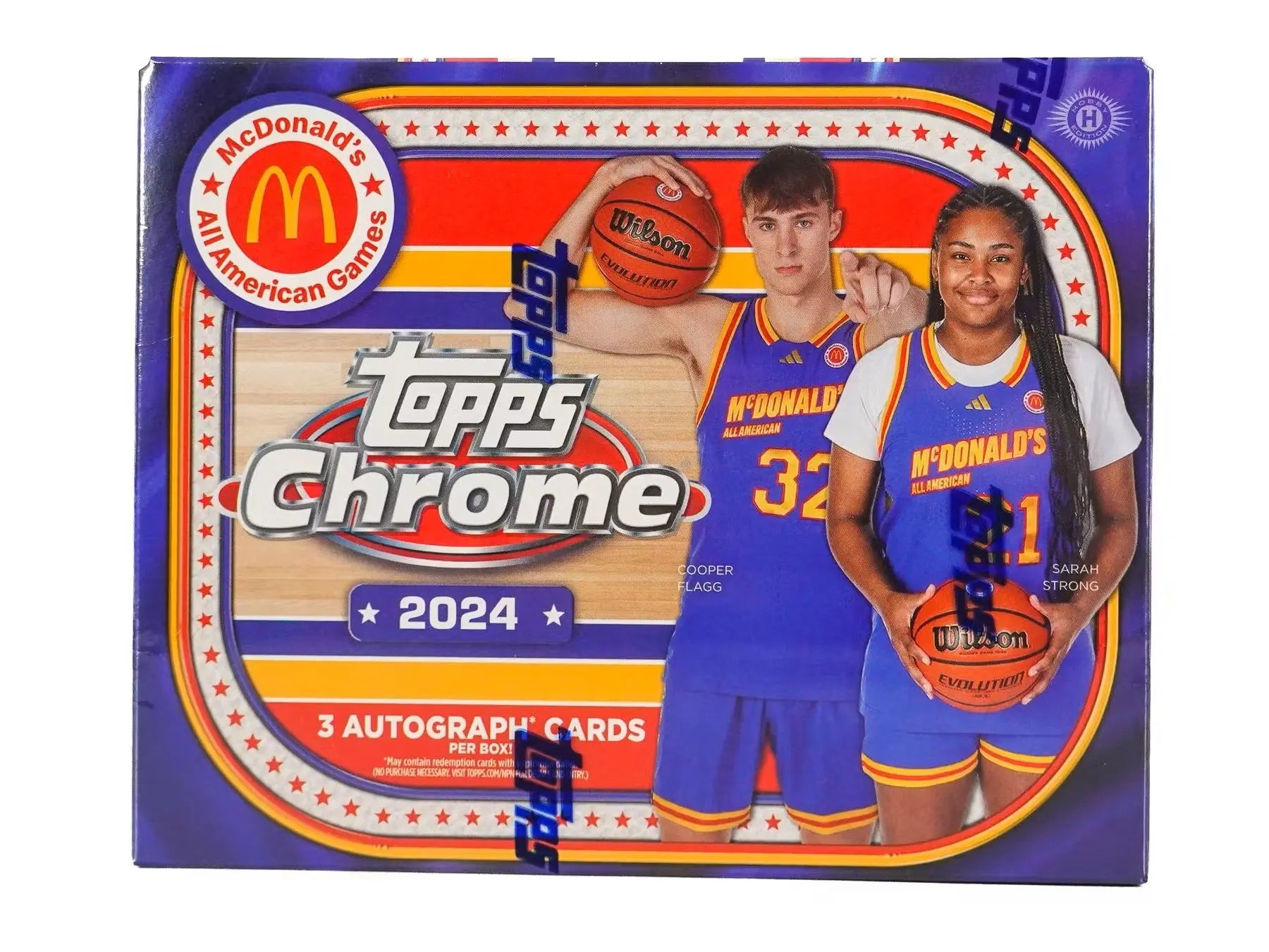 2024 Topps Chrome McDonald's All American Basketball Hobby Box 