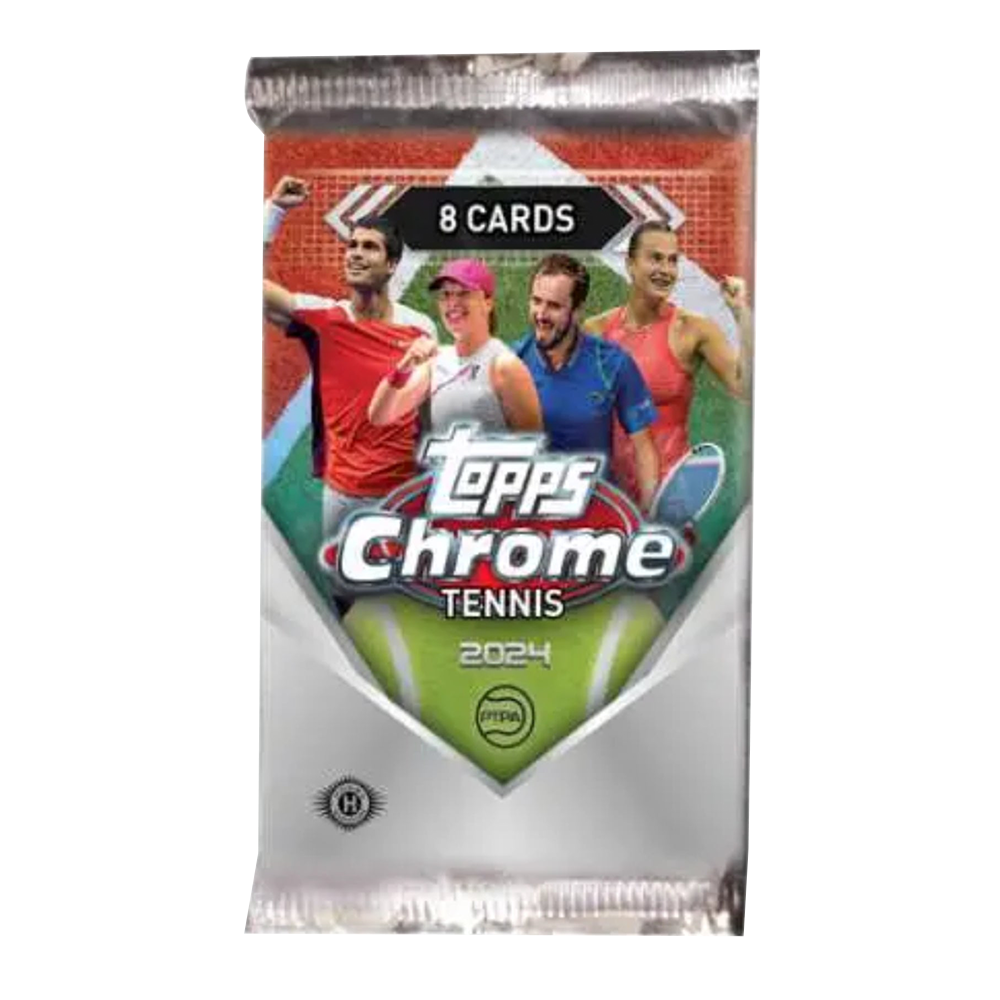 2024 Topps Chrome Tennis Hobby Pack (Single Pack Sales) 