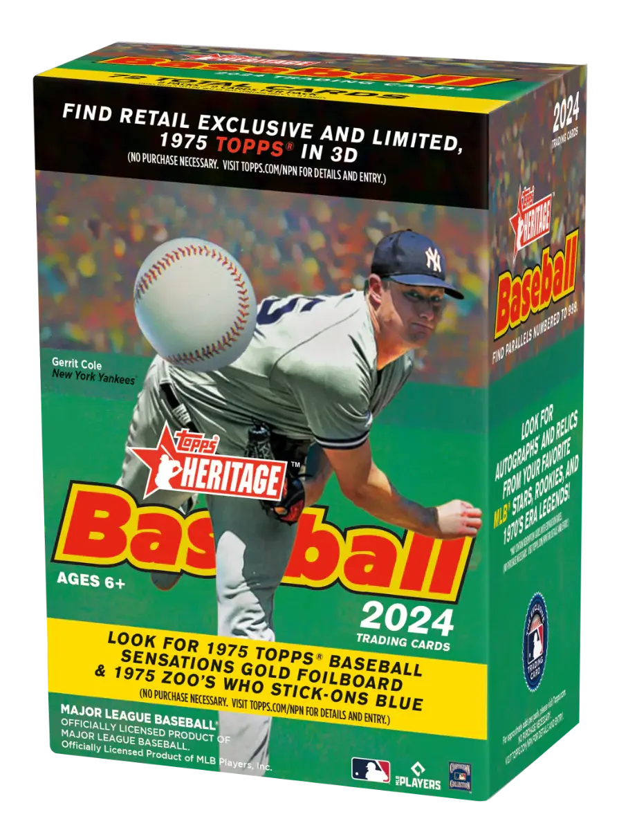 2024 Topps Heritage Baseball Blaster Box 