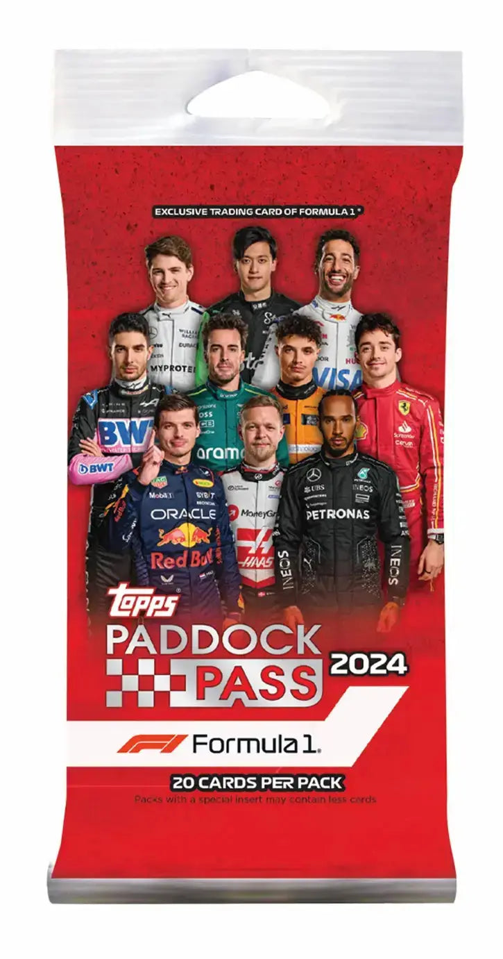 2024 Topps Paddock Pass Formula 1 Fat Pack 