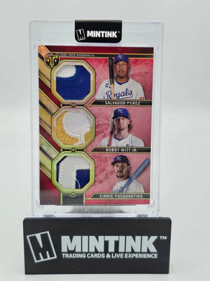 2024 Topps Triple Threads Baseball Perez Witt JR. Pasquantino Relic Combos 1/1 