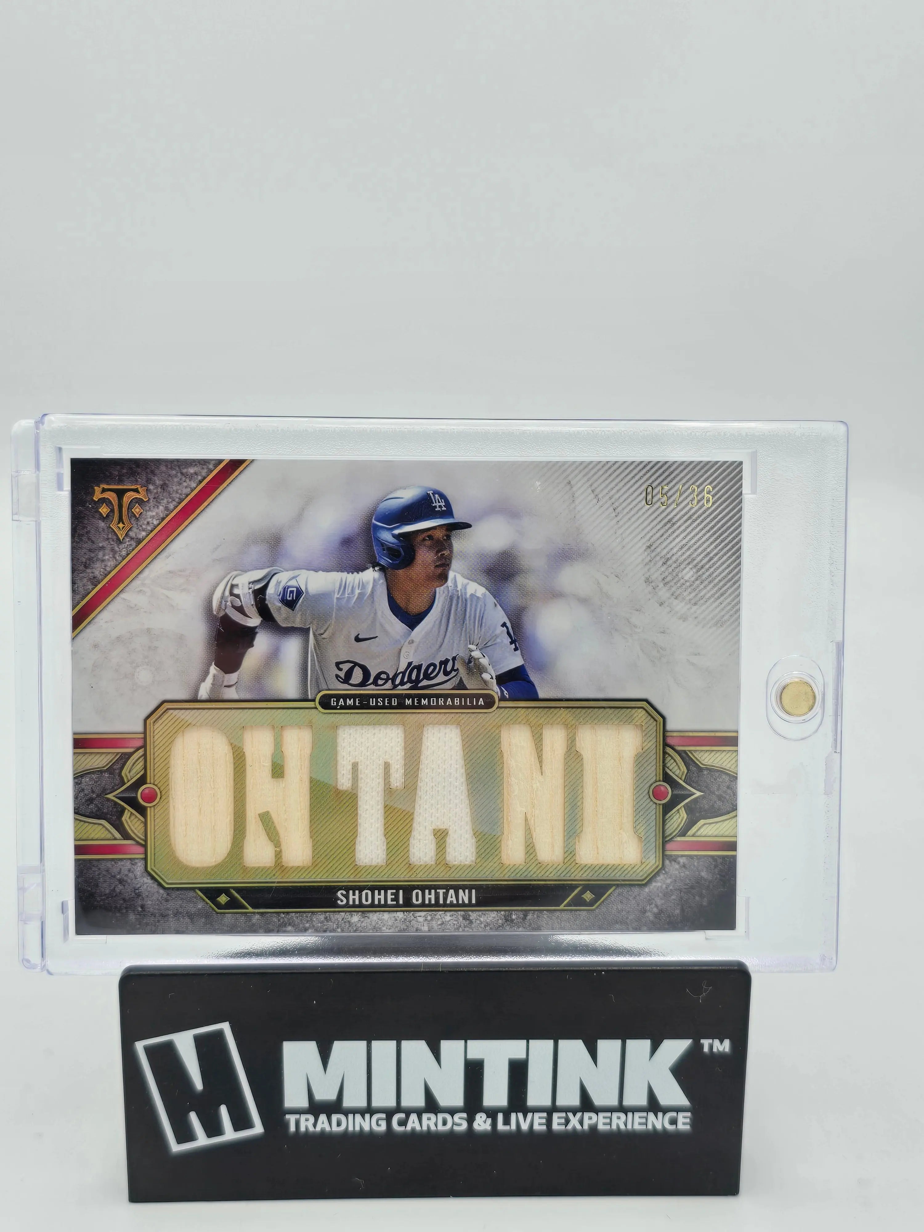 2024 Topps Triple Threads Baseball Shohei Ohtani Nameplate Relic /36 