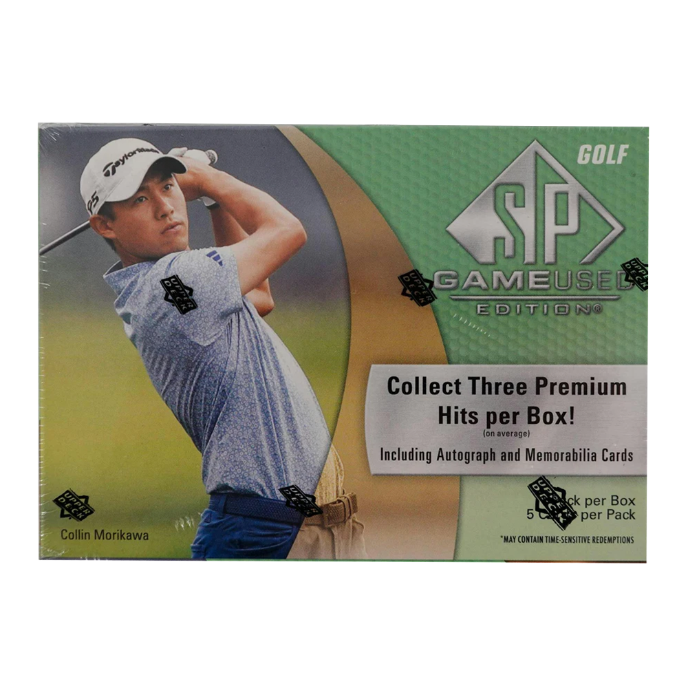 2024 Upper Deck Sp Game Used Golf Hobby Box Spgu 1