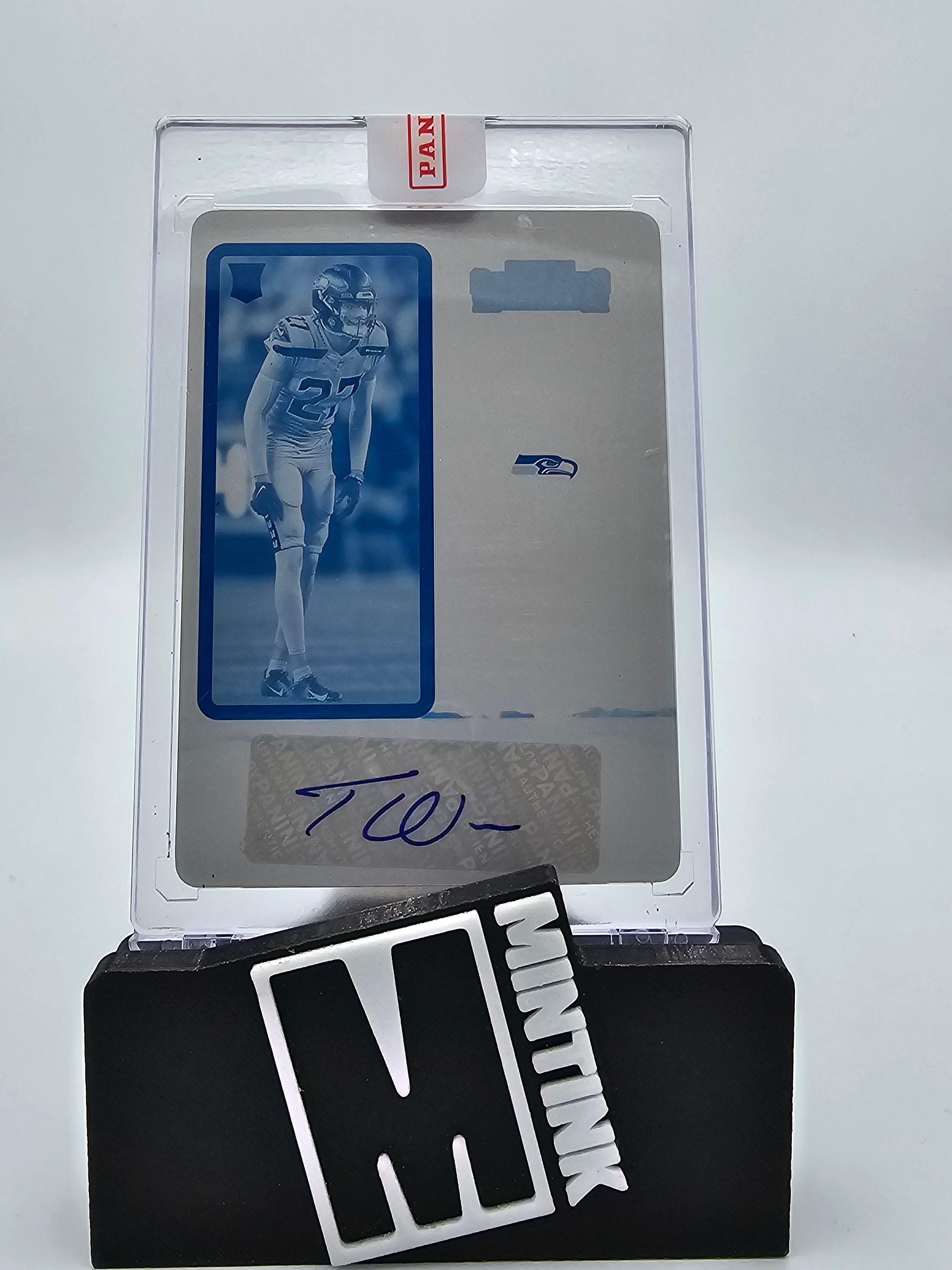 2022 Panini Contenders Tariq Woolen Printing Plate RC Plate 1/1 #223 