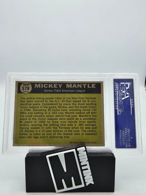 1961 Topps Mickey Mantle All Star 578 Psa 8 2