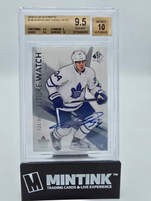 2016-17 SP Authentic BGS 9.5 Auston Matthews Future Watch Auto 935/999 #146 