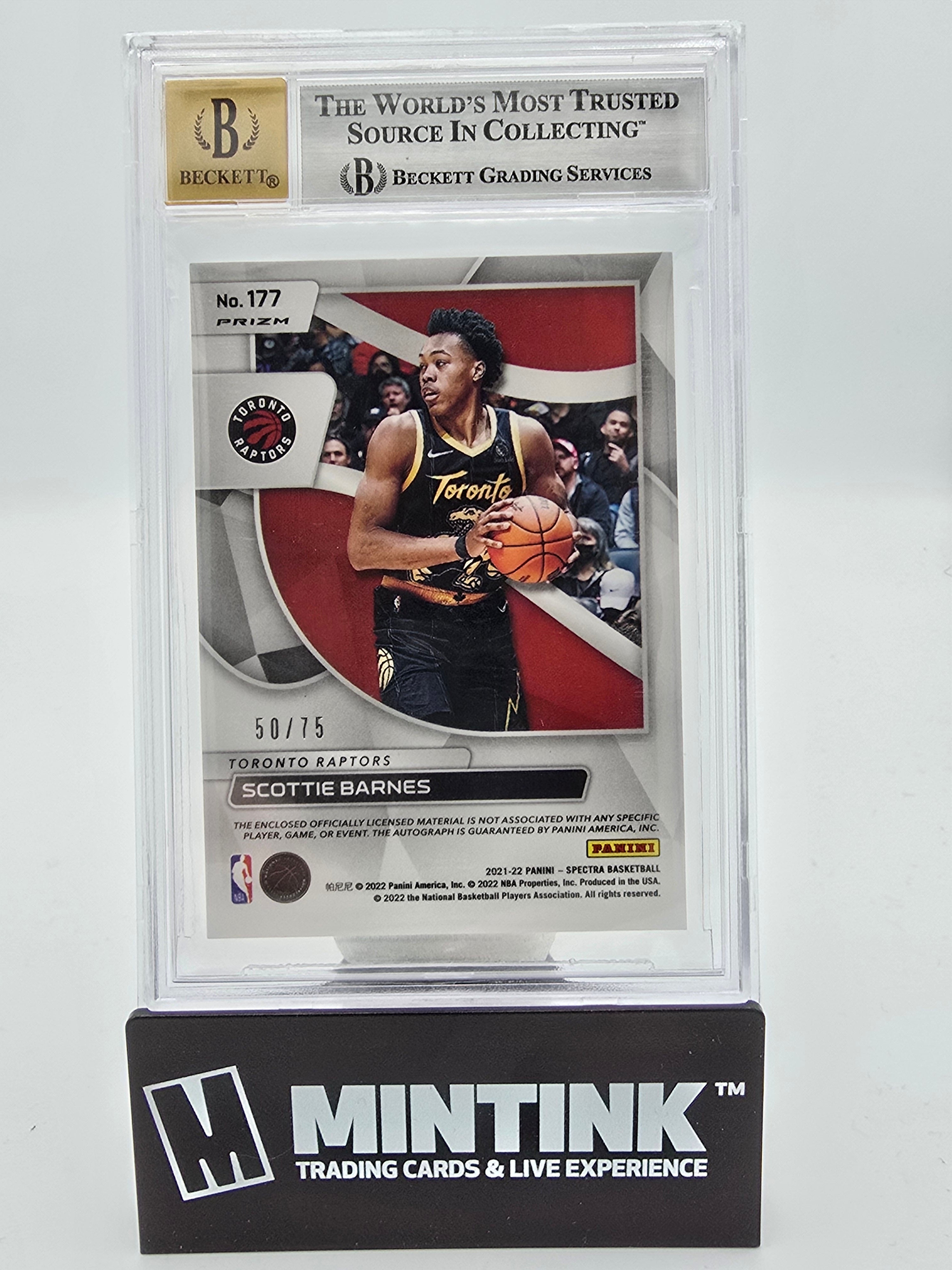 SCOTTIE selling BARNES AUTOGRAPHED /50 BLUE AUTO GRADED 9.5 & 10 ROOKIE CARD