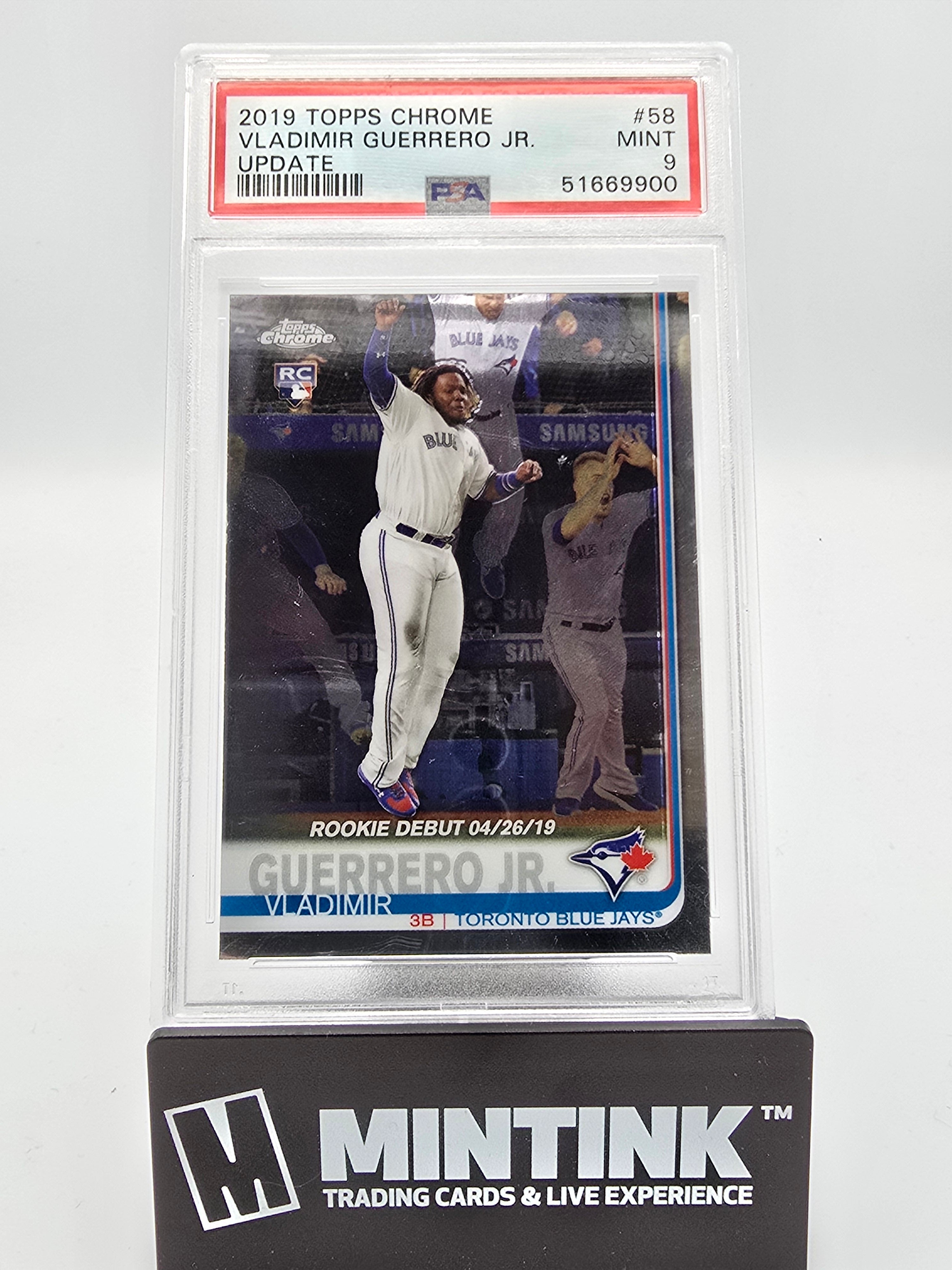 2019 Topps Chrome Update Vladimir Guerrero JR. #58 PSA 9 