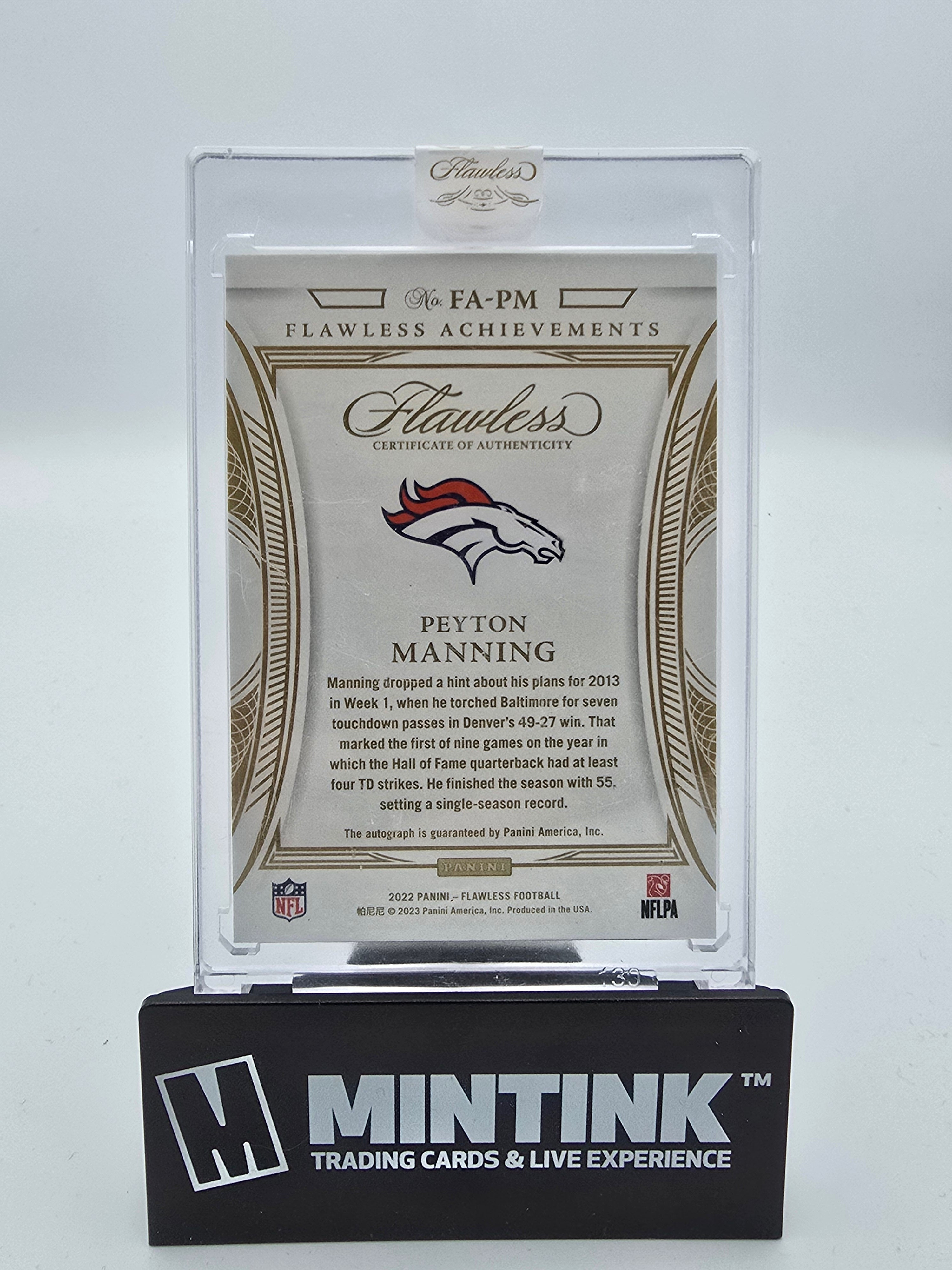 Outlet Peyton Manning Flawless /15