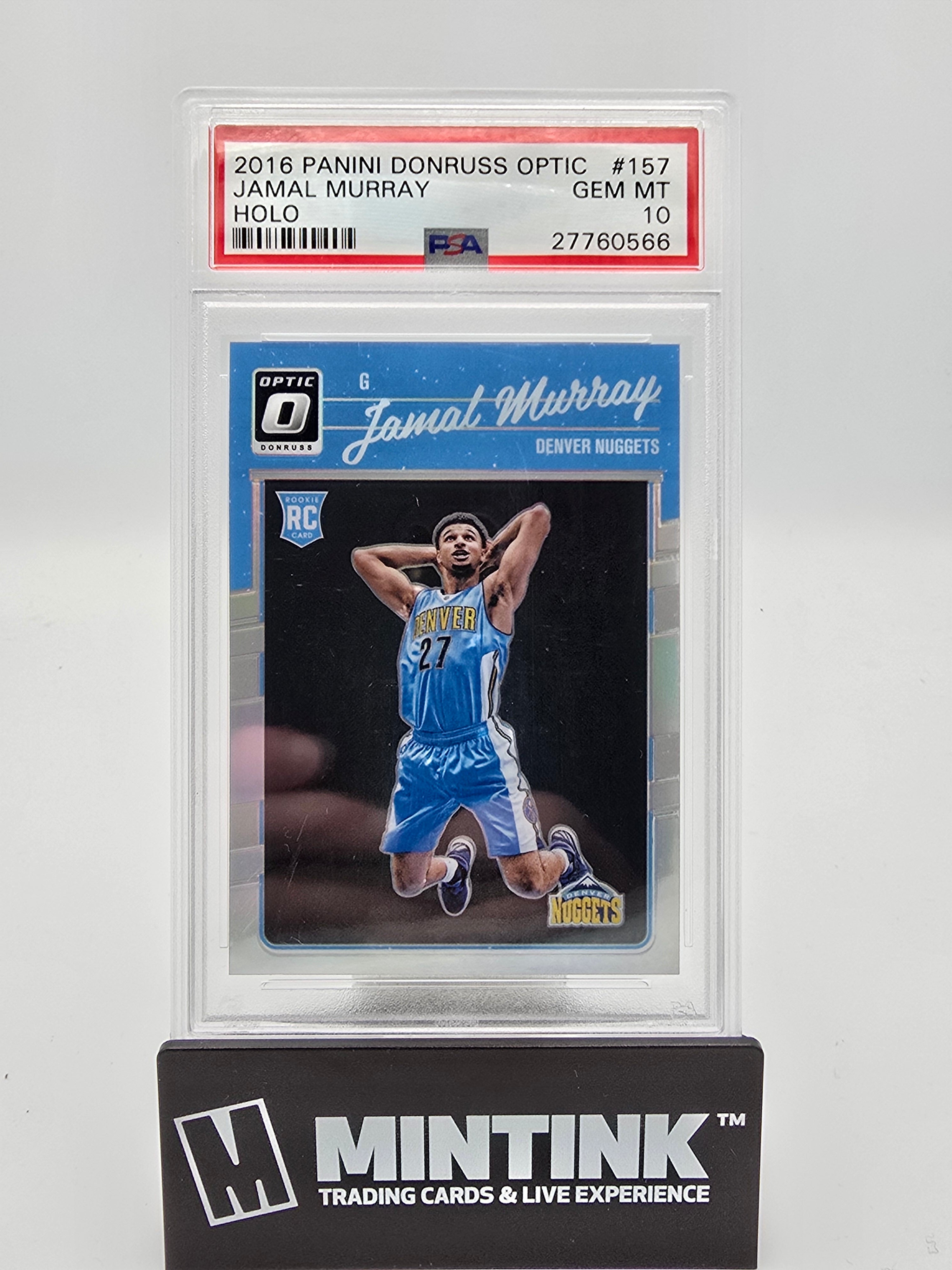 2016 Panini Donruss Optic Jamal Murray RC #157 PSA 10 