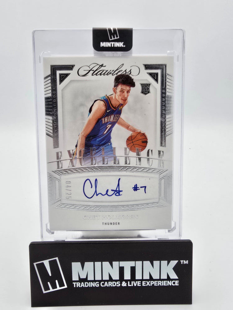 2022-23 Panini Flawless Basketball Chet Holmgren RC Excellence Auto 04/25 #ES-CHG 