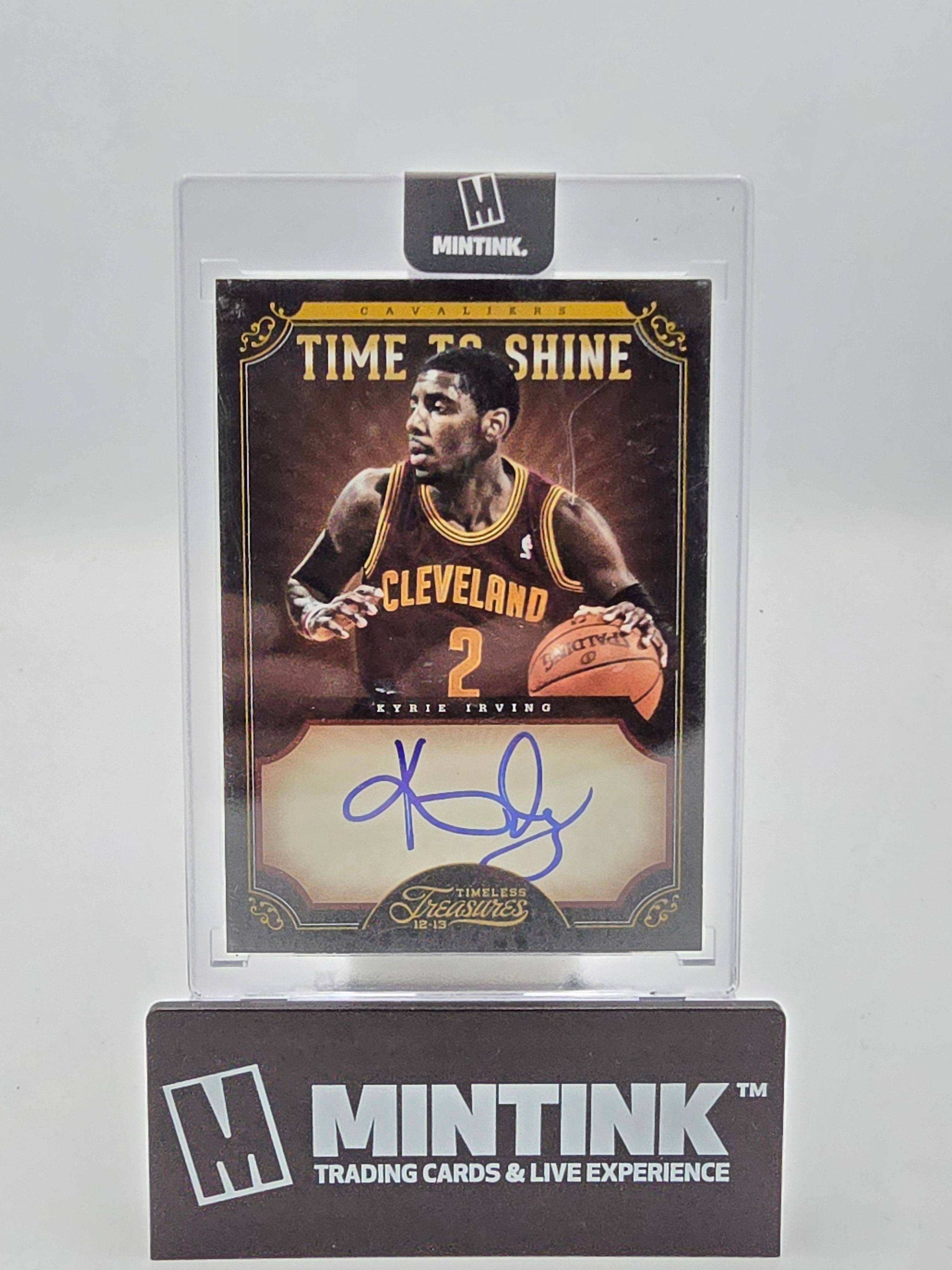 2012-13 Panini Timeless Treasures Basketball Kyrie Irving Time To Shine Auto 27/99 