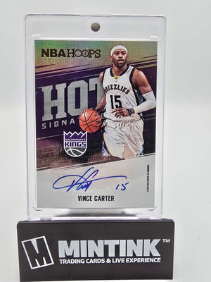 2017-18 Panini Hoops Basketball Vince Carter Hot Signatures #HS-VC 