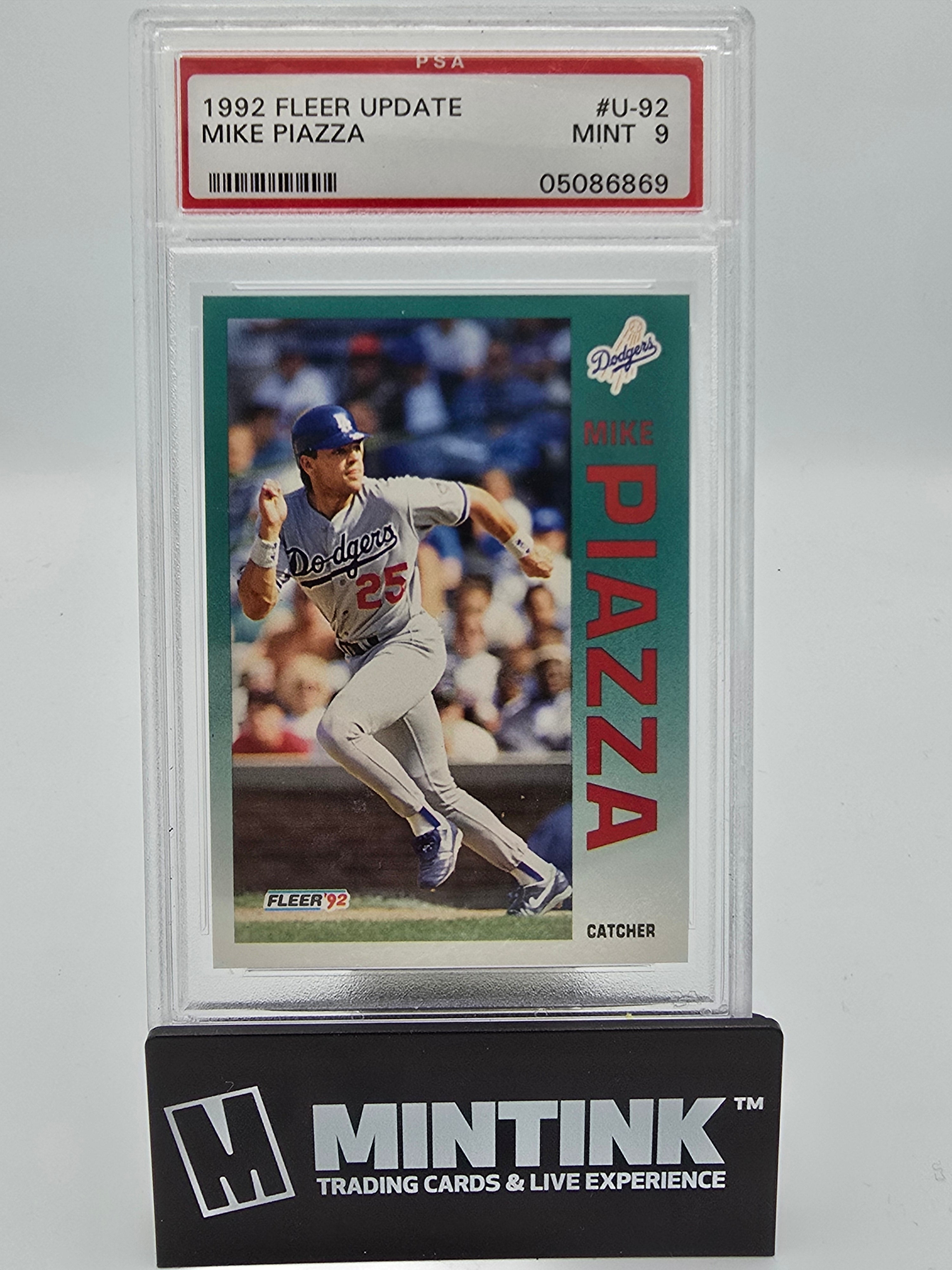 1992 Fleer Update Baseball Mike Piazza Rookie PSA 9 #U-92