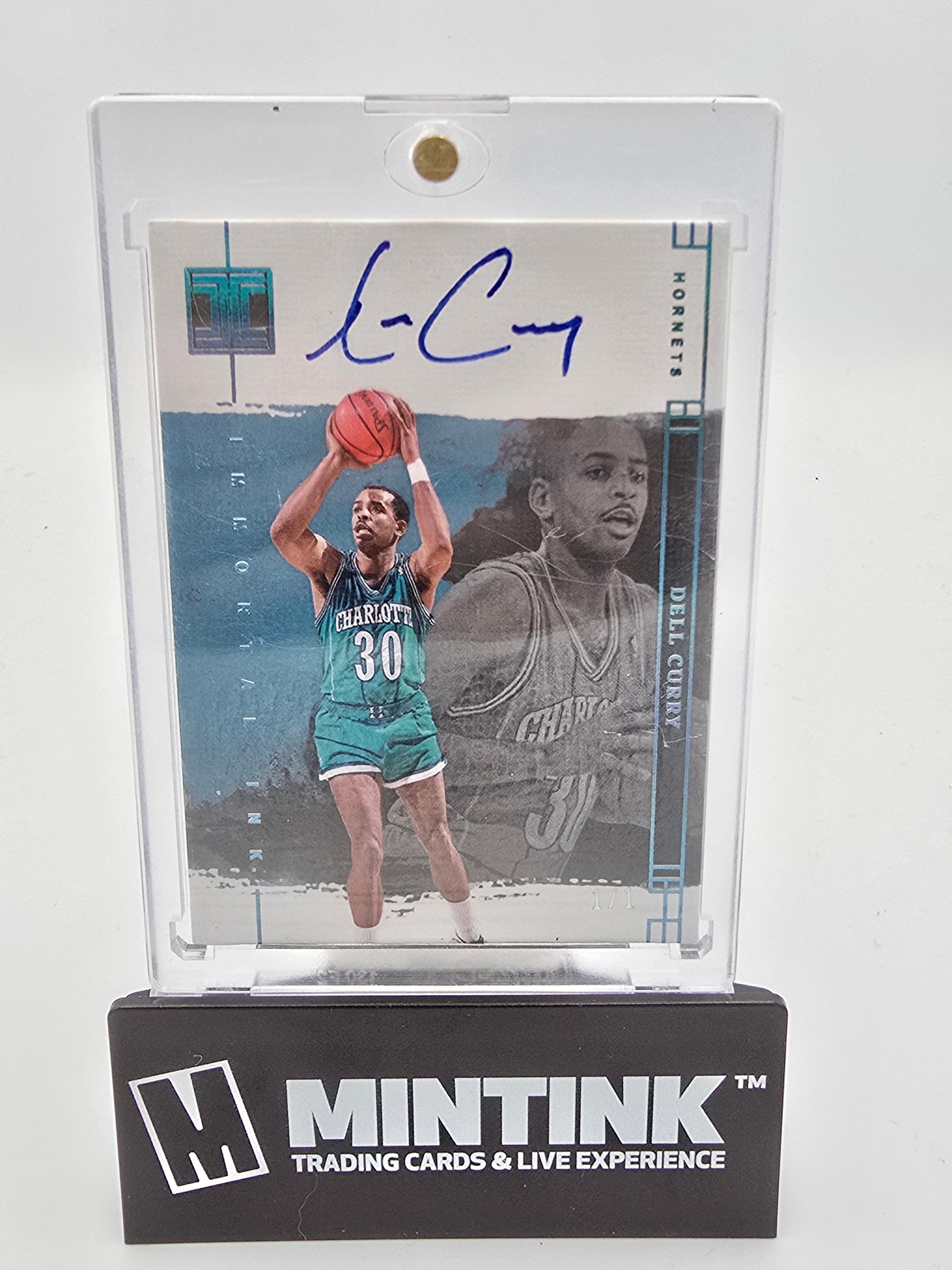 2023-24 Impeccable Basketball Dell Curry Impeccable Ink 1/1 #II-DEL 