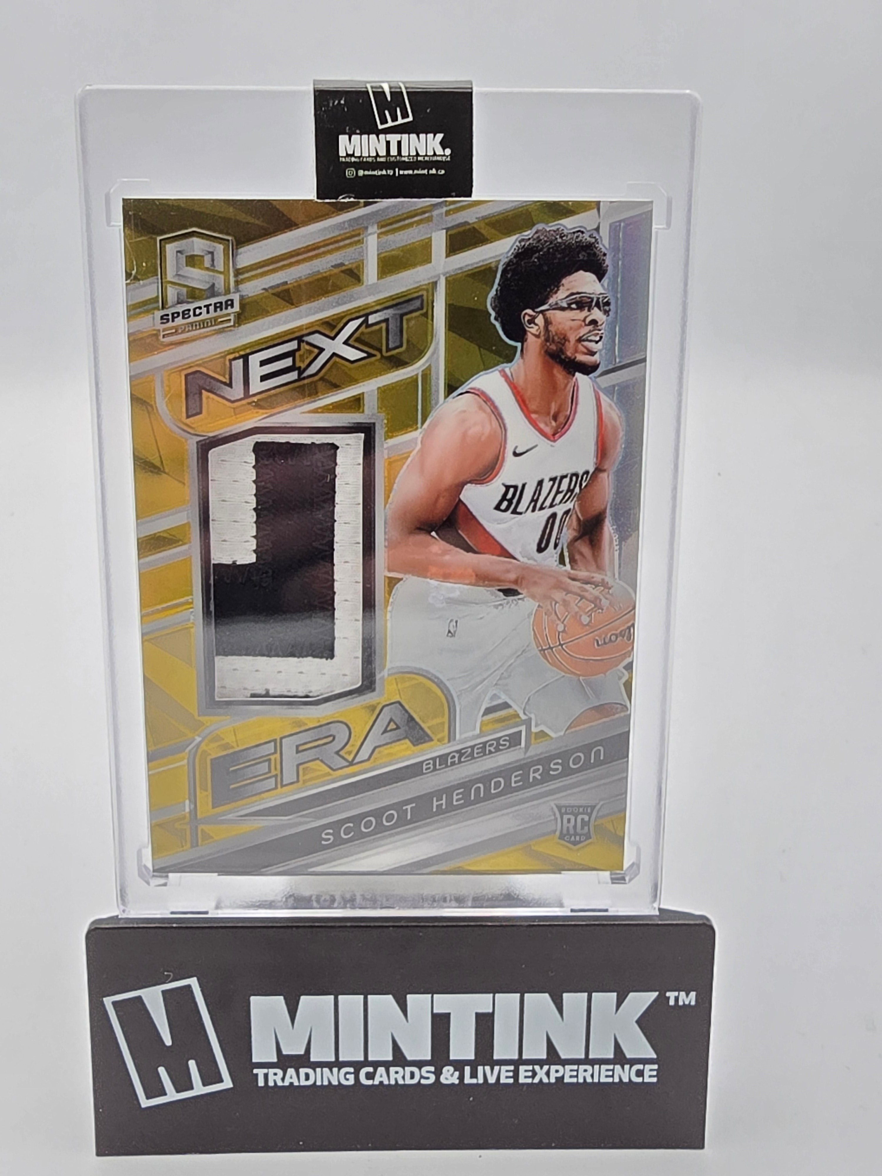 2023-24 Panini Spectra Basketball Next Era Gold Scoot Henderson RC Patch 02/10 