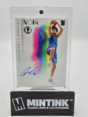 2023-24 Panini Noir Basketball Dereck Lively II RC Shadow Signatures 23/25 #STS-DLV 