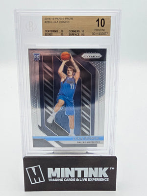 2018-19 Panini Prizm  Basketball Luka Doncic RC Prizm BGS 10 #280 