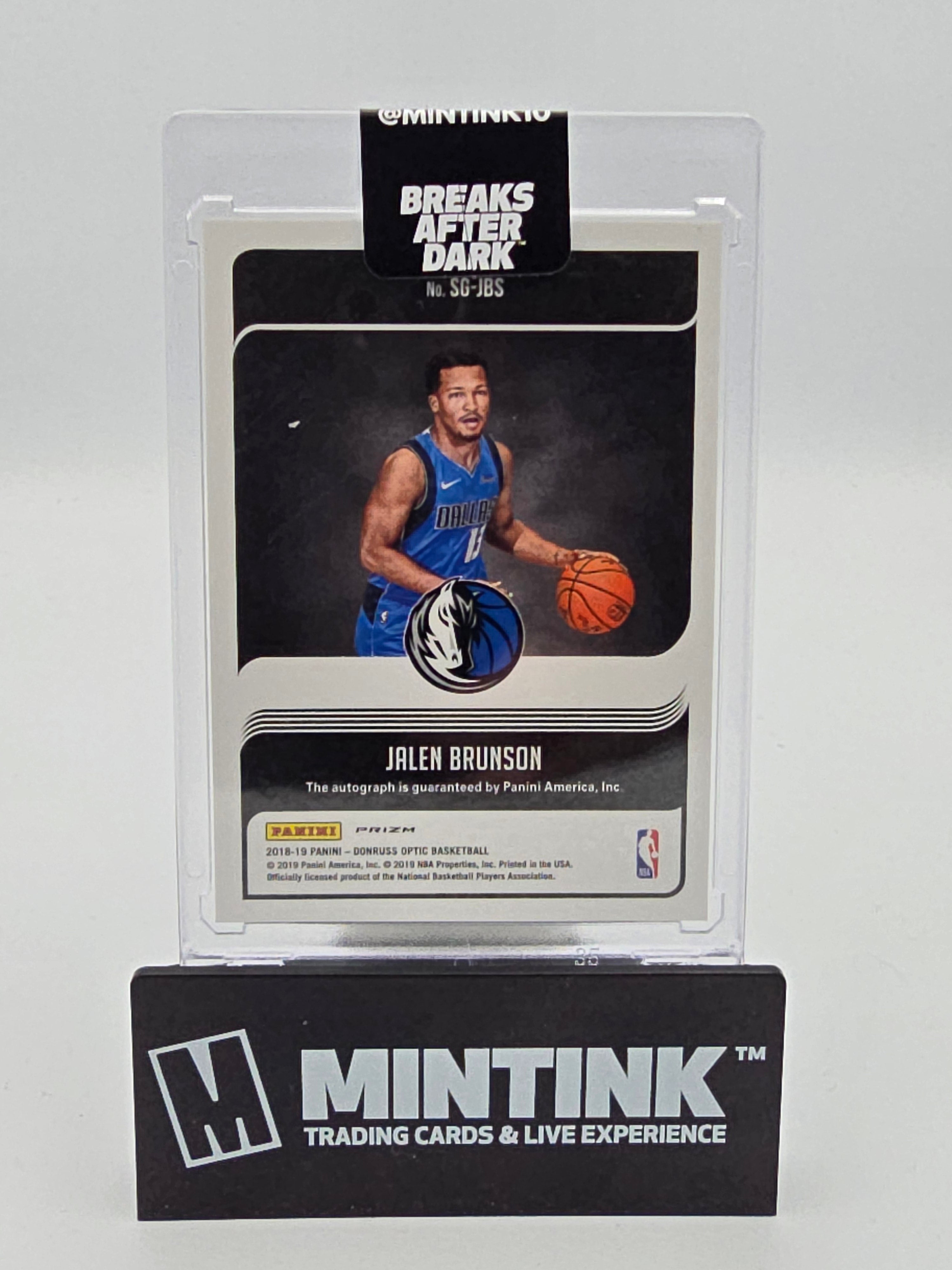 2018-19 Panini Donruss Optic Basketball Jalen Brunson Signature Series Auto 