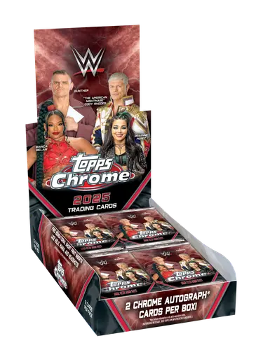 2025 Topps Chrome WWE Hobby Box (Pre Order) 