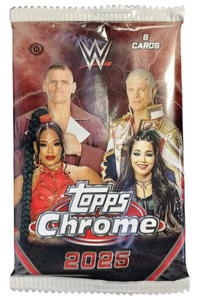 2025 Topps Chrome WWE Hobby Pack (Single Pack Sales) 