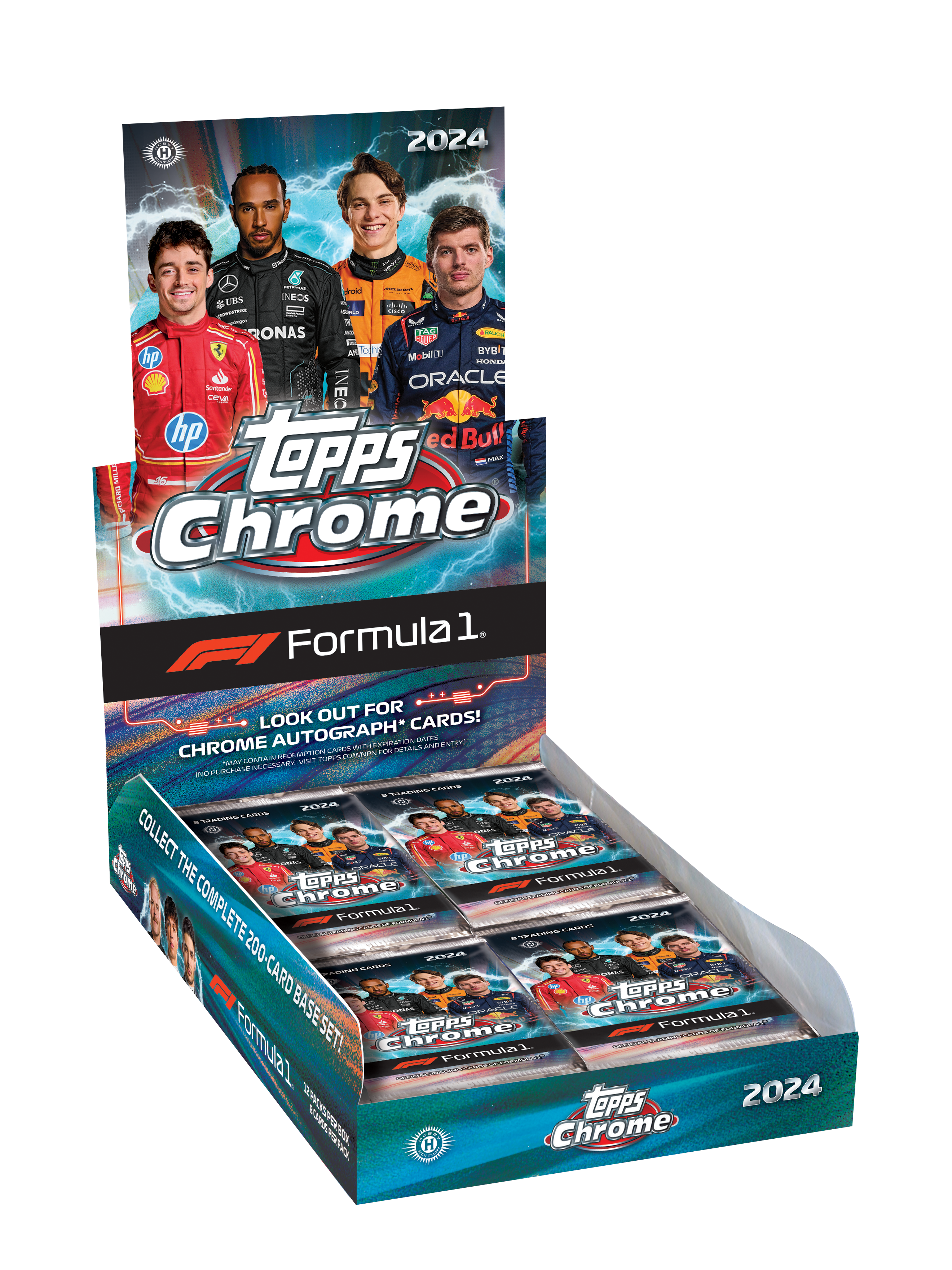 2024 Topps Chrome Formula 1 Hobby Pack (Single Pack Sales)