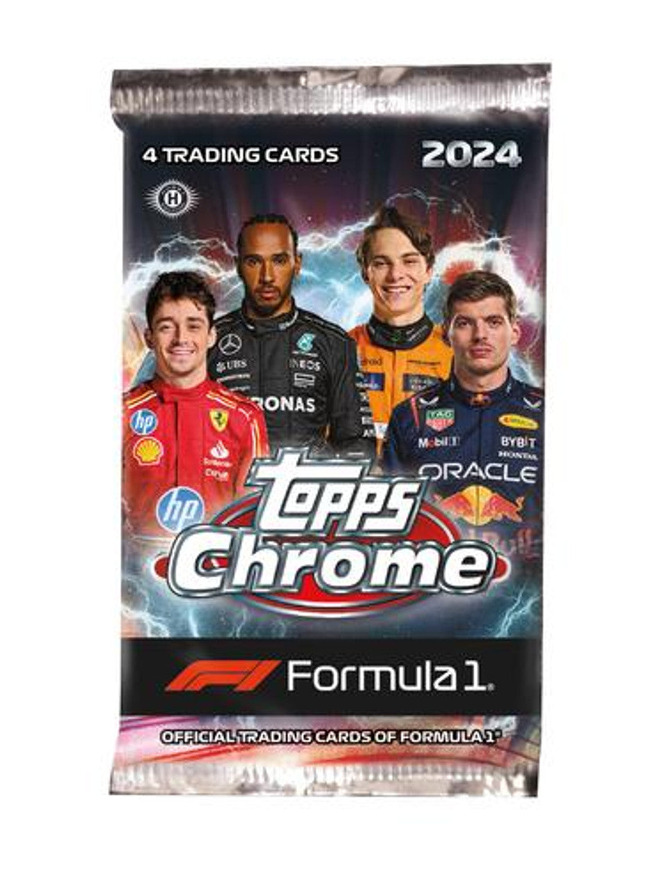 2024 Topps Chrome Formula 1 Qualifying Lap Pack (Single Pack Sales)