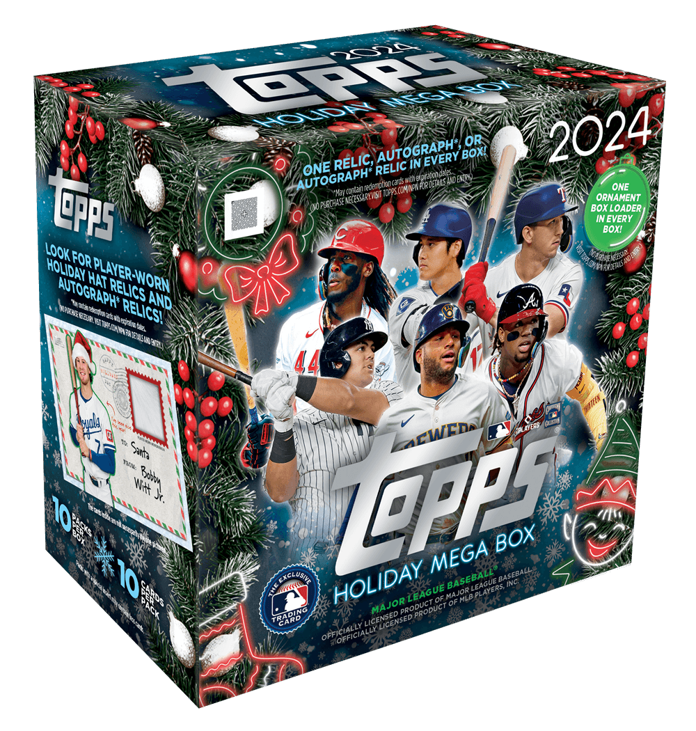 2024 Topps Holiday Baseball Factory Sealed Mega Box